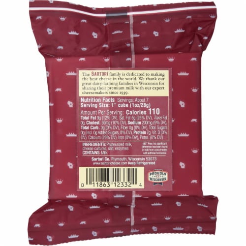 Sartori® Bold & Distinct Heritage Cheddar Cheese Perspective: back