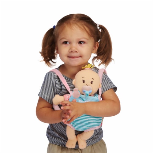 Manhattan Toy Wee Baby Stella Travel Time Carrier Set Soft Baby Doll ...