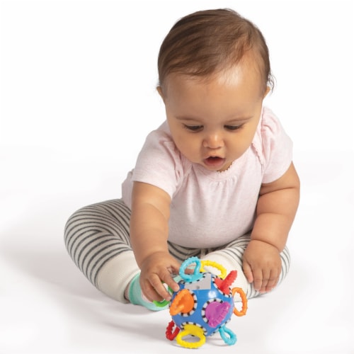 Manhattan Toy Click Clack Ball Developmental Baby Toy Perspective: back