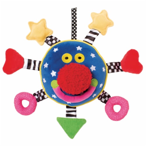 Manhattan Toy Whoozit Rattle and Squeaker Sound Developmental Baby Toy Perspective: back