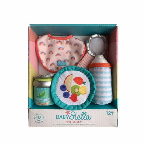 Manhattan Toy Stella Collection Baby Doll Feeding Set for 12" and 15" Dolls Perspective: back