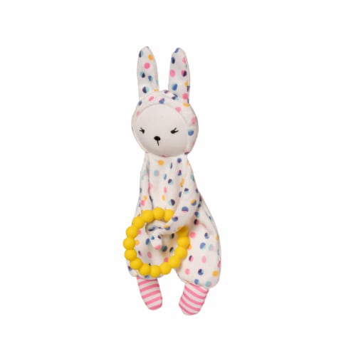 Manhattan Toy Cherry Blossom Days Baby Bunny Blankie and Teether Perspective: back