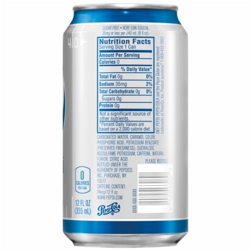 T Pepsi Cola 12 Fl Oz Foods Co