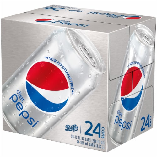 Diet Pepsi® Soda Cans Perspective: back