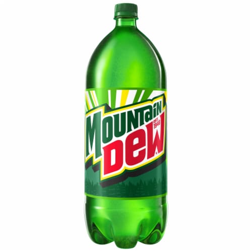 Mountain Dew® Soda Bottle Perspective: back