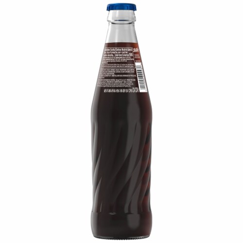Pepsi Cola® Soda Glass Bottle Perspective: back