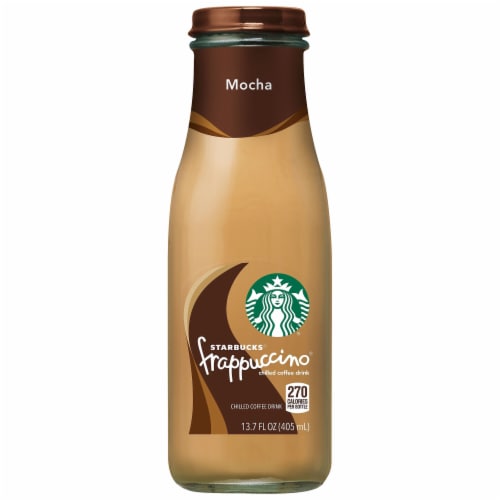 Starbucks® Frappuccino® Mocha Iced Coffee Bottle Perspective: back