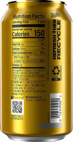 Pepsi Caffeine Free Soda Perspective: back