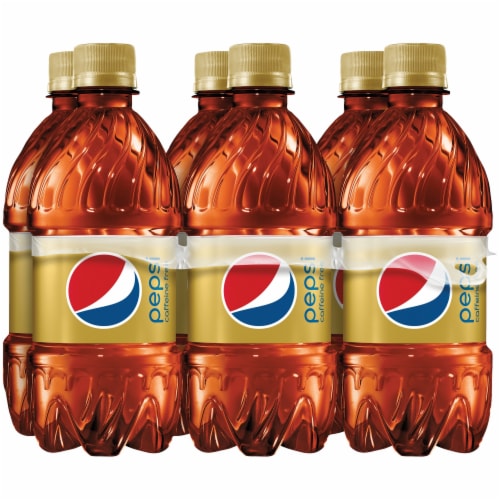 Pepsi Cola® Caffeine Free Soda Bottles Perspective: back
