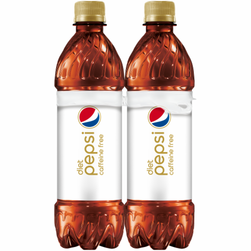 Diet Pepsi Caffeine Free Soda Perspective: back