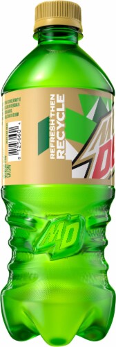 Mountain Dew Caffeine Free Soda Perspective: back