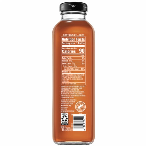 Pure Leaf Organic Sicilian Lemon and Honeysuckle Black Tea Perspective: back