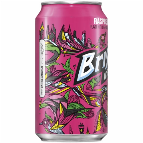 Brisk® Raspberry Flavor Iced Tea Perspective: back