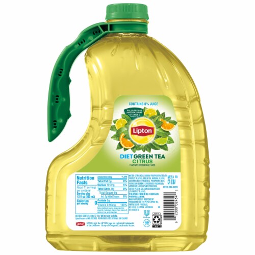 Lipton® Diet Iced Green Tea with Citrus Perspective: back