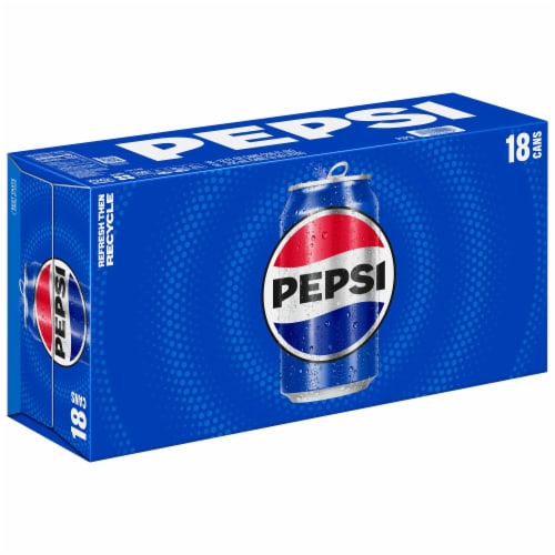 Pepsi Cola® Soda Cans Perspective: back
