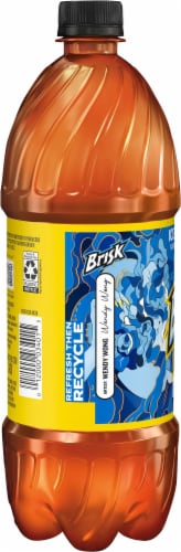 Brisk Half & Half Iced Tea Lemonade 1 Liter Perspective: back