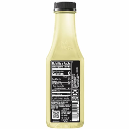 Pure Leaf® No Sugar Brewed Iced Green Tea Bottle Perspective: back