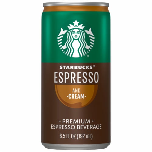 Starbucks® Espresso and Cream Iced Coffee Drink Perspective: back