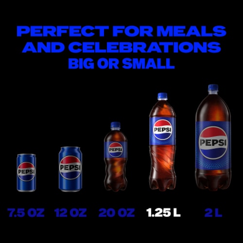 Pepsi Cola® Soda Bottle Perspective: back