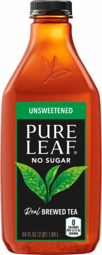 Pure Leaf® Unsweetened Black Iced Tea Carton Perspective: back