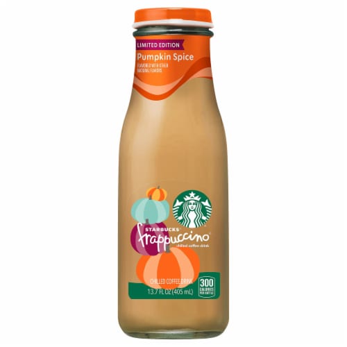 Starbucks® Frappuccino Pumpkin Spice Iced Coffee Bottle Perspective: back