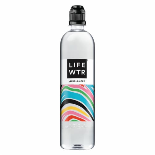 LIFEWTR Purified Bottled Water Perspective: back