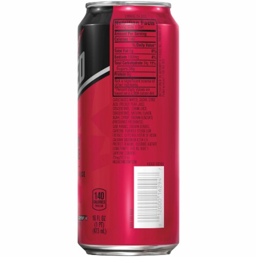 Mountain Dew Spiked Raspberry Lemonade Perspective: back