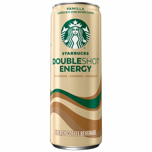 Starbucks DoubleShot® Vanilla Energy Iced Coffee Multipack Cans Perspective: back