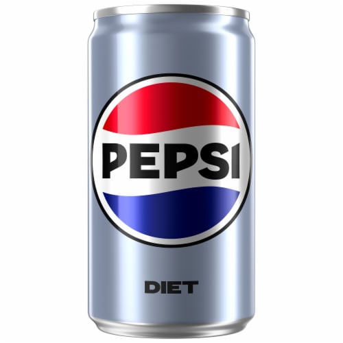 Diet Pepsi Cola® Soda Mini Cans 7.5 oz 6 pk Perspective: back