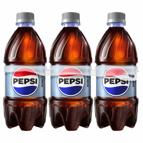 Diet Pepsi Cola® Soda Bottles Perspective: back