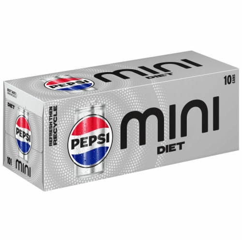 Diet Pepsi® Mini Cans Perspective: back