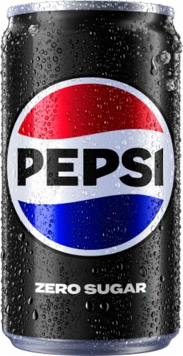 Pepsi Cola Zero Sugar Soda Mini Cans 6pk Perspective: back