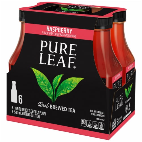 Pure Leaf Raspberry Brewed Iced Tea Perspective: back
