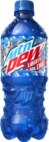 Mountain Dew® Liberty Chill Soda Bottle Perspective: back