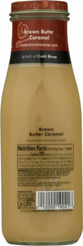 Starbucks® Frappuccino Brown Butter Caramel with Cold Brew Iced Coffee Drink Perspective: back