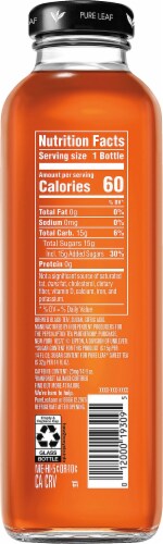 Pure Leaf Cold Brew Iced Tea Lightly Sweet Black Tea Perspective: back