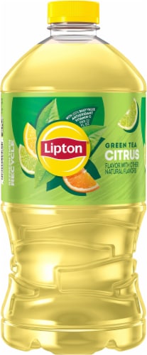 Lipton® Citrus Green Iced Tea Carton Perspective: back