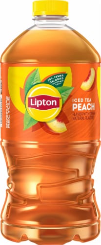 Lipton® Peach Iced Tea Carton Perspective: back