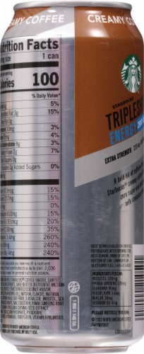 Starbucks® Tripleshot™ Energy Zero Sugar Coffee Perspective: back