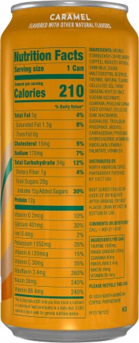 Starbucks® Doubleshot® Energy Caramel Iced Coffee Can Perspective: back