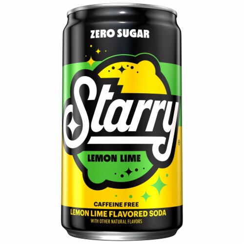 Starry Zero Sugar Flavored Beverage Lemon Lime 7.5 fl oz, 6 Count