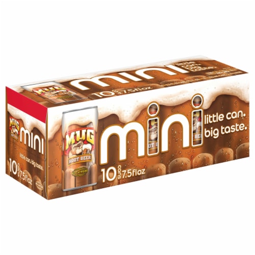 Mug root beer mini cans 10 pk 7 4 fl oz kroger