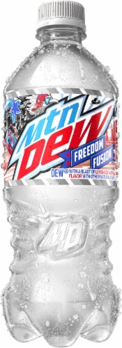 Mountain Dew® Freedom Fusion Soda Bottle Perspective: back