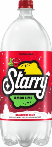 Starry® Zero Sugar Cranberry Blizz Soda Bottle Perspective: back