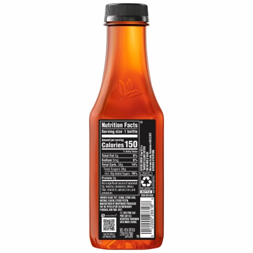 Pure Leaf® Lemon Iced Tea Bottle Perspective: back