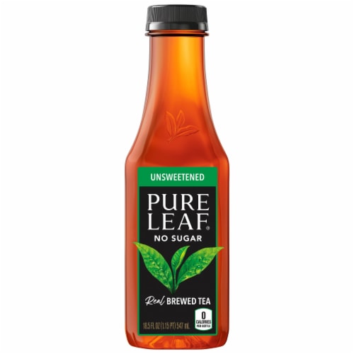 Pure Leaf Unsweetened Black Brewed Iced Tea Perspective: back