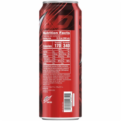 Mountain Dew Code Red Soda 24 Fl Oz Kroger