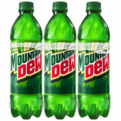 Mountain Dew® Soda Bottles Perspective: back