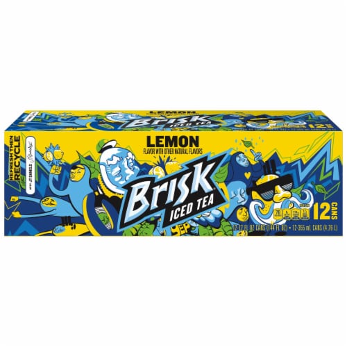 Brisk Iced Tea Lemon Perspective: back