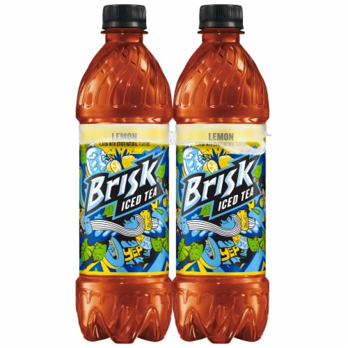 Brisk Iced Tea Lemon Perspective: back